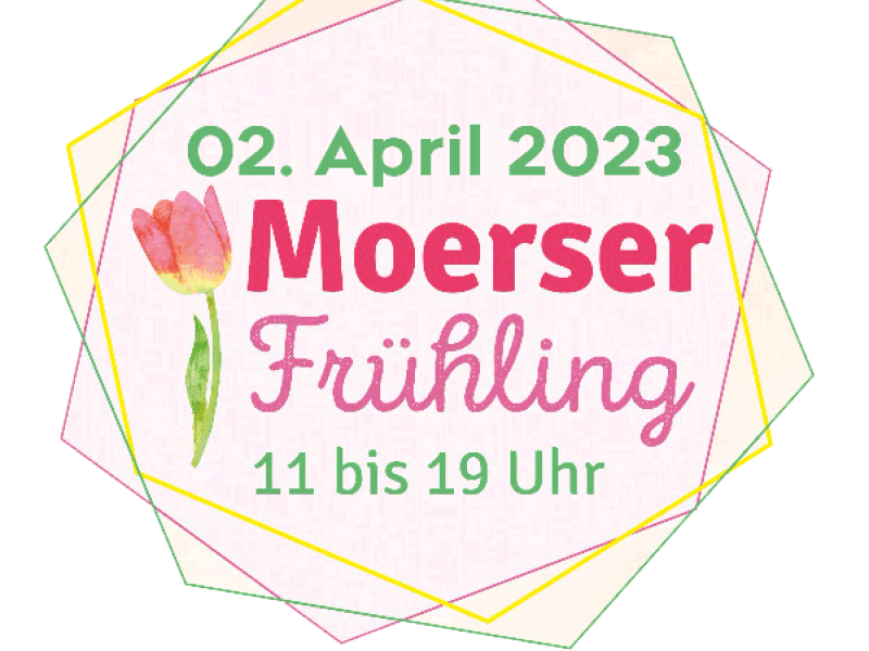 Logo vom Moerser Frühling 2023.
