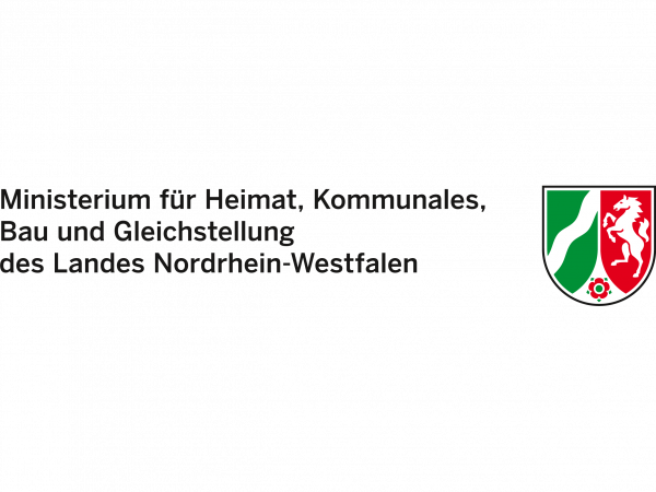 Logo des Ministerium für Heimat, Kommunales, Bau und Gleichstellung des Landes NRW