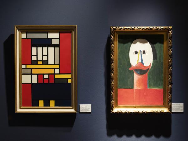 2 Bilder klassische Moderne, Piet Mondrian