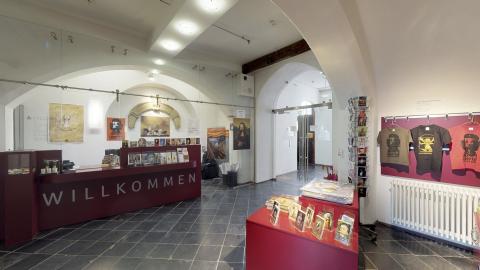 Eingangsbereich und Museumsshop @Christian Spieß