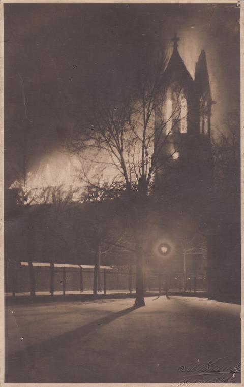Brand der St. Josef Kirche (1929)