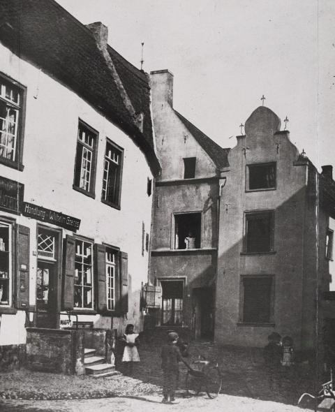 Klompeneck an der Fieselstraße (ca. 1890)