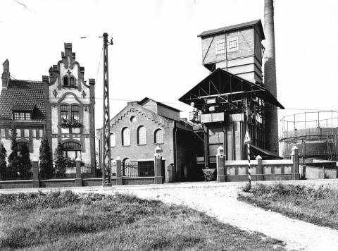 Gasanstalt der Stadtwerke an der Uerdinger Straße (ca. 1930)