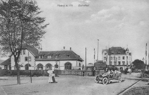 Bahnhof an der Homberger Straße (1910)