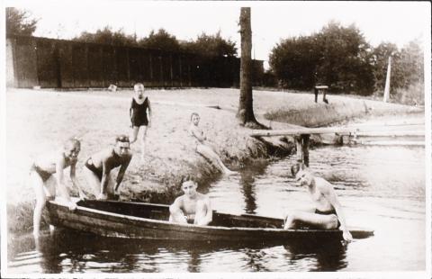Bettenkamper Meer mit noch unbefestigtem Ufer (1924)